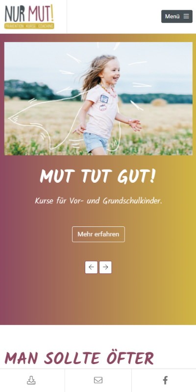Nur Mut! Prävention | Kurse | Coaching