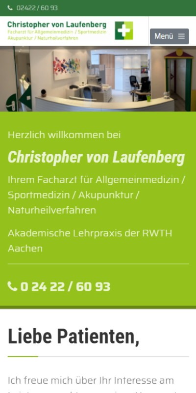 Praxis f. Allgemeinmedizin Christopher von Laufenberg